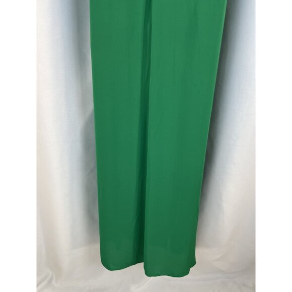 NWT BCBGMAXAZRIA Green Draped Front Strapless Gown $298 - Picture 8 of 12